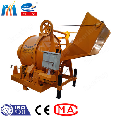 Electrical Engine Concrete Drum Type Concrete Mixer 14m3/H