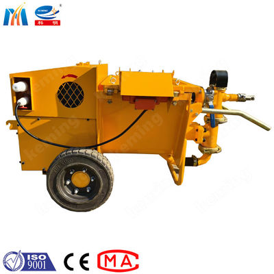 CE Mortar Pump Single Cylinder Mortar Grouting Machine For Bridge Repair Project
